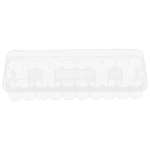 CLISPEED Caja de Almacenamiento de Microtubos de Plástico para Laboratorio y Hogar Diseño Compartimentado Portátil de 3ml Organizada y Práctica