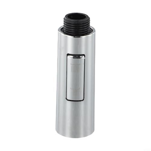 Cabezal de ducha extraíble, cabezal de rociador de grifo de cocina G1/2, accesorio de grifo de fregadero de plástico ABS con ahorro de agua de modo dual, adaptador de cabezal de ducha de manguera