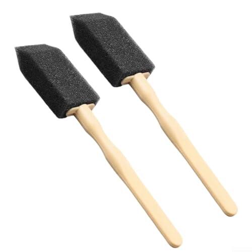 Cepillo de limpieza de ventilación de coche, herramienta de plumero de ventilación de CA con punta de esponja para limpiador de rejillas automotrices, varita de detalles de ranura estrecha para
