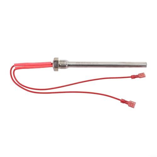 Kit de encendido de varilla caliente de repuesto para estufas de pellets Nemaxx P6/P9/P12 | Elemento de calefacción de acero inoxidable de 230 V 300 W | 10 x 150 mm con cable de 190 mm para un