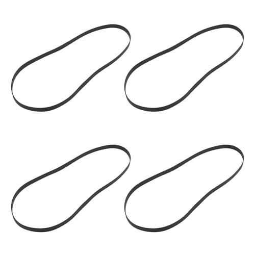 YINETTECH Pack de 4 Correa Plato Tocadiscos de Goma 336 mm x 5 mm x 0,6 mm Compatible con Dual CS505-1 CS505-2 CS505-3 CS505-4