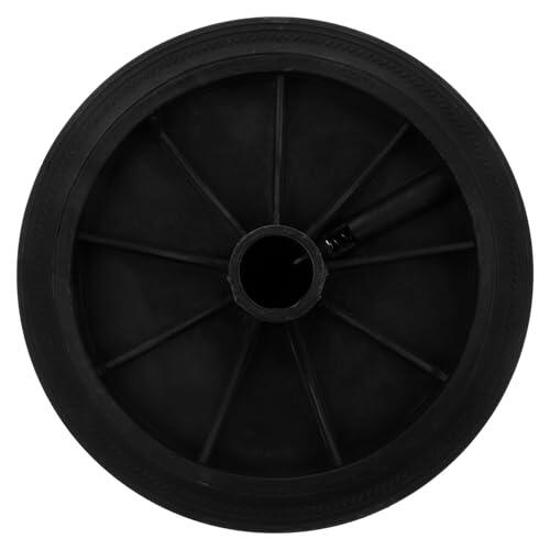 GATHINESS Ruedas Duraderas para Cubos de Basura de 80l a 240l Eje Sólido, Ruedas de Goma y Plástico para Contenedores de Basura en Exteriores y Oficinas Color Aleatorio
