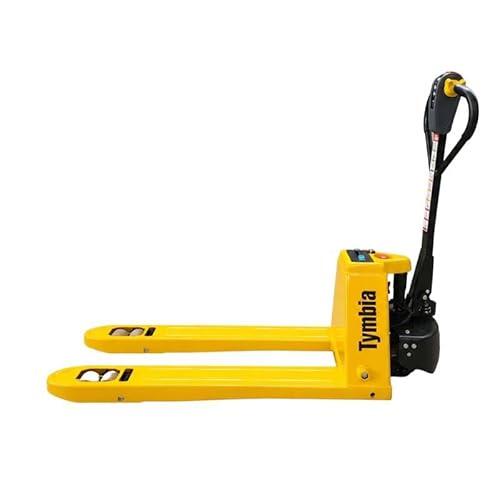 Tymbia Transpaleta Eléctrica, 1500 kg, 48V/10Ah, Litio, 550x1150 mm, Pallet Jack con Batería Extraíble