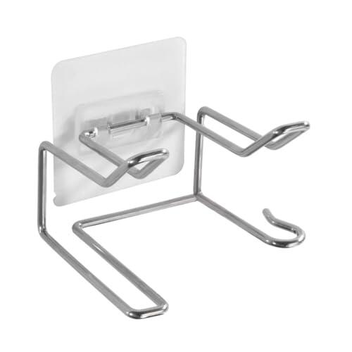 BESPORTBLE Soporte Alta para Pelo Instalación Secador de Acero Inoxidable de sin Taladro y Capacidad de Carga para Baño y Dormitorio