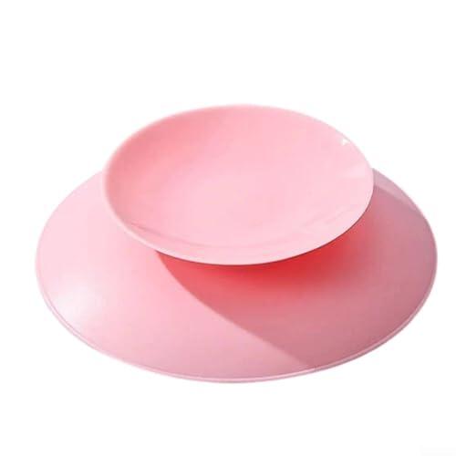 Cuenco de acero inoxidable 316 de doble capa aislado para sopa, vajilla de cocina gruesa duradera para uso doméstico (rosa)