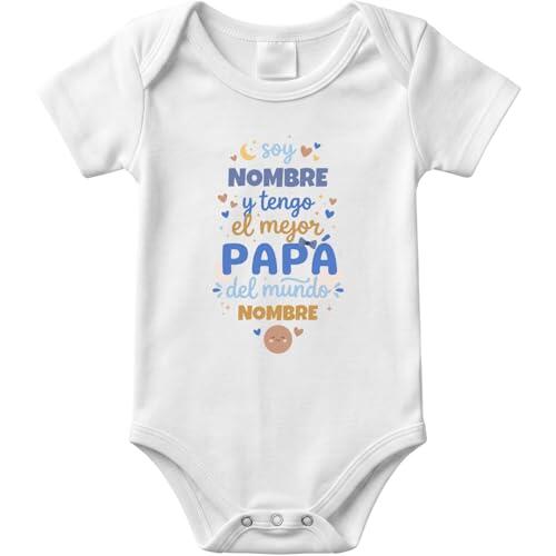 latostadora Body Bebé Personalizado Niño Niña - Body Personalizado Dia del Padre - Body Bebe Papá - Bodys Personalizados Para Bebes - Ropa Bebe Niño