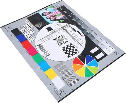 Surveillance Lens Calibration Test Card 40x30cm for Cctv Camera Focus Adjustment and High-resolution Monitor Accuracy Checking Tool for Photographic Professionals Professional process