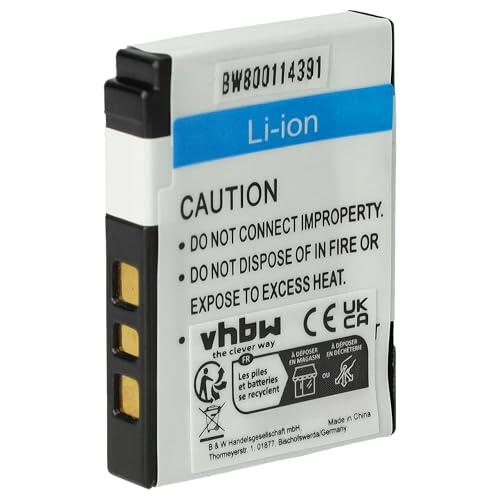 vhbw Batería reemplaza Kodak Klic-7002 para cámara (460 mAh, 3,6 V, Li-Ion)