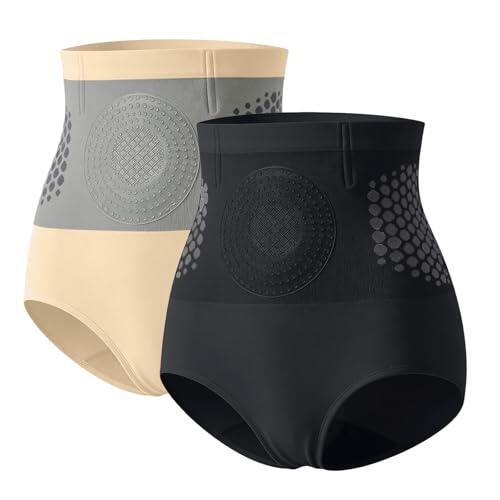 2PC Pantalones Cortos Termogénicos Reductores 4 en 1 de Grasa Pauraju,Pantalones Cortos Reductores Pauraju,Corto Talla Alta para el Control Vientre para Mujer, Pantalón de Yoga Reforzante y Moldeante