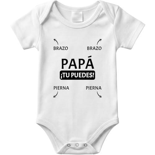 latostadora Body Bebé Personalizado Niño Niña - Body Personalizado Dia del Padre - Body Bebe Papá - Bodys Personalizados Para Bebes - Ropa Bebe Niño