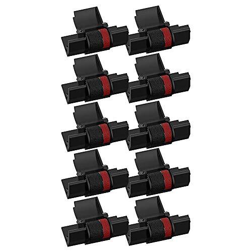 Tskcvy Reemplazo de 10 Paquetes para Cintas de Impresora de Rodillo de Tinta para Calculadora IR-40T MP-12D Utilizadas para, 100TM, 150TM