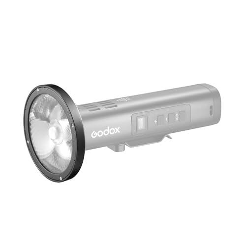 Godox LM-L5 Reflector Zoom para FL15Bi, Modificador de Luz Magnético, Ángulo de 5° para Iluminación Concentrada de Alta Intensidad, Accesorio Spotlight Portátil