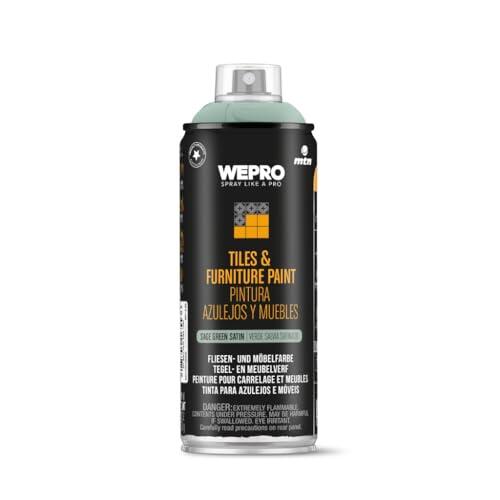MTN WEPRO Pintura Azulejos y Muebles Verde Salvia, Spray 400ml