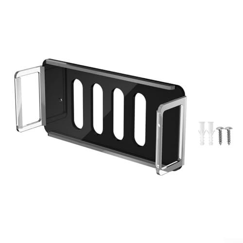Soporte de escritorio para Dell D3100, totalmente fijo, soporte para debajo del escritorio, soporte negro translúcido, ahorro de espacio