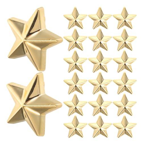 NUOBESTY 300 Unidades Estrellas Diseño de Acrílico Dorado de Fácil en Proyectos Creativos para E Invitaciones