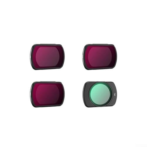 Kit de filtros para DJI-Osmo Pocket 4, magnético CPL polarizador ND negro suave juego de filtros compatibles accesorios de cámara (juego de 4 piezas)