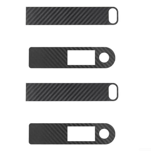 Etiqueta engomada estampada de fibra de carbono para Xiaomi para M365 Pro Scooter Pantalla de tablero sin después de la eliminación