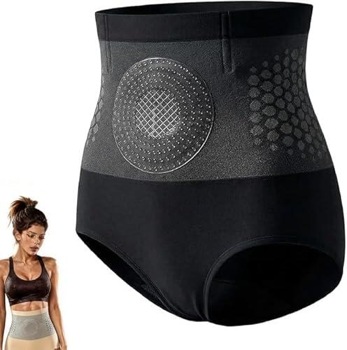 Genérico Pantalones Cortos Termogénicos para Esculpir Quemagrasas Pantalones Cortos Reductores 4 En 1 de Micropartículas Sculpting Shorts moldeadores de Cuerpo con Control de Barriga de Cintura Alta