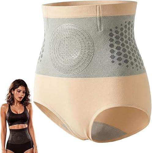 Genérico Pantalones Cortos Termogénicos para Esculpir Quemagrasas Pantalones Cortos Reductores 4 En 1 de Micropartículas Sculpting Shorts moldeadores de Cuerpo con Control de Barriga de Cintura Alta