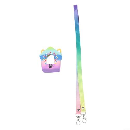 Funda de silicona para Bitzee Doghouse, a prueba de golpes, a prueba de polvo, carcasa protectora digital para mascotas con soporte de cordón portátil, protector de parachoques de goma suave para