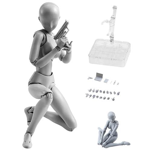 Exploración Detallada de la Figura Articulada para Artistas