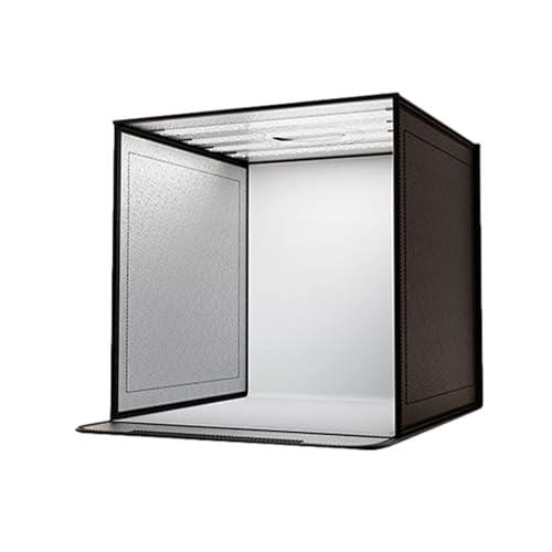 Studio Fotobox – de grabación portátil de 1 kg, dispositivo de tienda de iluminación LED, multifunción, fotografía de fondo, grabación de cosméticos, equipo de regulación de luz manual Obj