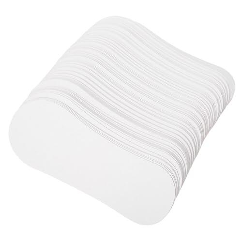 Hemobllo 50 Unidades de Organizadores de Cartón para Calcetines de Corte, Fáciles de Usar y Cómodos, Ideales para Uso en Casa Material de Papel Blanco