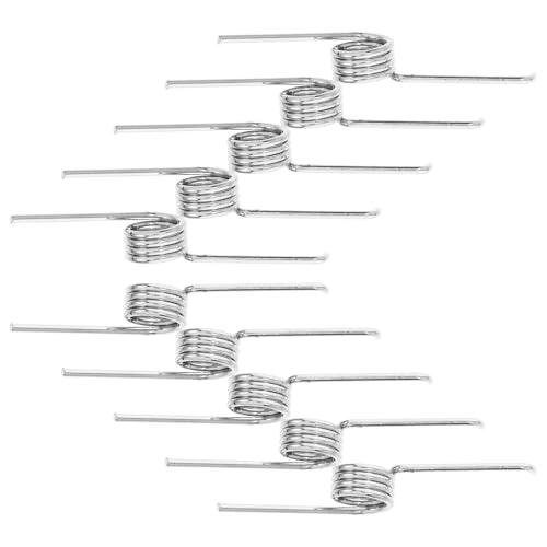 Hemobllo 10piezas Kit de Resortes Torsionales V para Tapa de Cubo de Basura Resorte Metálico Resistente para Papelera de Cocina y Jardín Fácil Instalación y Mantenimiento