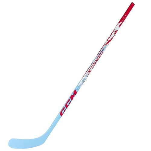 CCM JetSpeed ​​FT - Palo de hockey sobre hielo juvenil (119 cm, Flex 10, curva 29, izquierda)