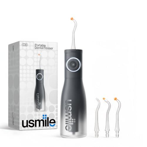 usmile C30 Irrigador Dental Portátil, 300 ml, 5 Modos, Rosa