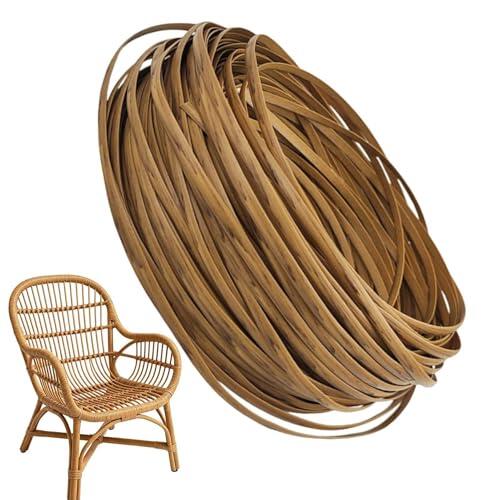 Kit De Reparación De Ratán 36,5 M – Material PE Flexible E Impermeable | Suministros De Tejido Para Restaurar Sillas, Mesas, Cestas Y Muebles De Jardín | Decoración DIY Y Accesorio De Ocio Creativo.