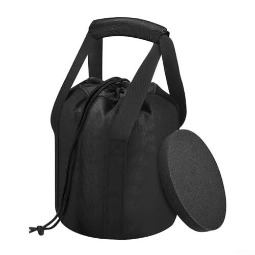 Bolsa de tiro para llevar bola, bolsa de hombro, bolsa de almacenamiento portátil para equipo de campo de pista, atletismo, organizador deportivo con correa