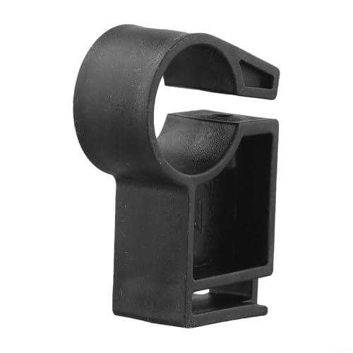 Soporte de pantalla LCD de ejercicio para bicicleta, soporte de pantalla de plástico para estacionario para consola de ciclo de fitness, compatible con manubrio de tubo redondo de 22 a 25 mm,