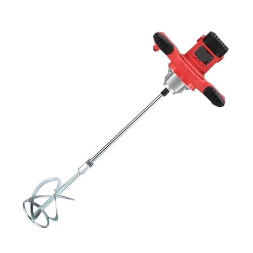 Licuadora de grado Industrial de 2100W, mezcladora manual de pintura, cemento, yeso, revestimiento de mortero, máquina mezcladora ajustable de 6 velocidades(E+U)
