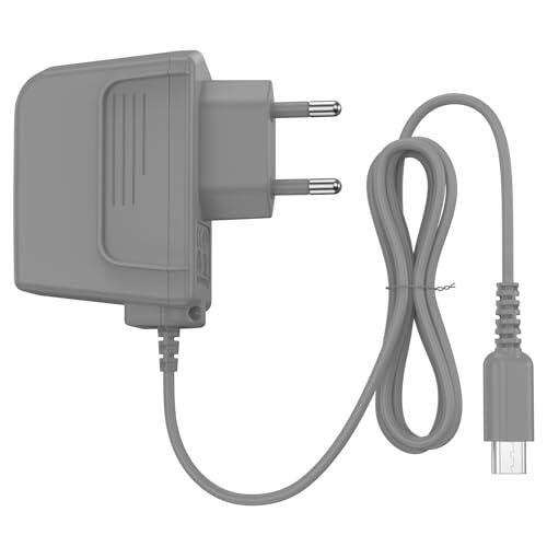 Meliya Cargador para Nintendo DS Lite,Carga Rápida Repuesto AC Power Adapter Cargador Nintendo DS Lite/NDSL/DSL, 1,2m