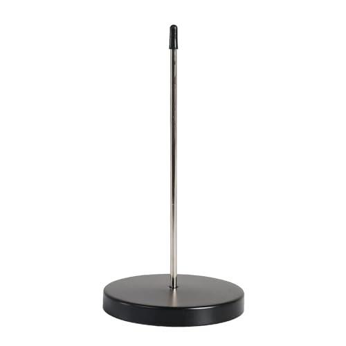 Organizador de facturas de escritorio - Soporte para recibos de metal, soporte para almacenamiento vertical de recordatorios, barra para almacenar papel, accesorio compacto para clasificar