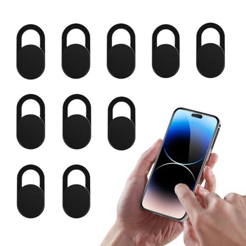 Camera Cover Slider - 10-Pack Cåmera Protector For Phones | Laptop Cameŕa Cover Slide | Ultra-Thin Privacy Protectôr For Tablets And Computers, Univērsal Compatibility, Strong Adhesive Backing, Easy