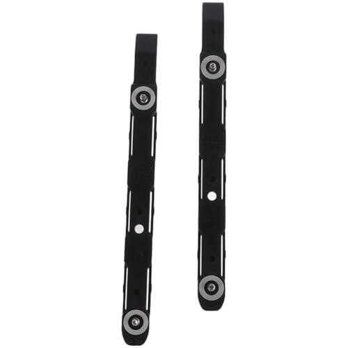 Lecreatekit Paquete de 2 rieles de montaje de disco duro de plástico ABS negro para carcasa de computadora serie 912, soporte HDD con diseño fácil de instalar, 14,5 cm de longitud