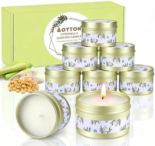 Disfruta del aire libre sin molestias: Velas de citronela Aottom analizadas