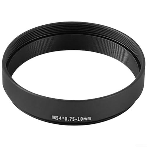 Tubo de extensión de telescopio, tubo de extensión de longitud M54x0.75 para telescopio astronómico, adaptador de cámara de fotografía, extensor espaciador de anillo de montaje T2 (M54 x 0.75-10 mm)