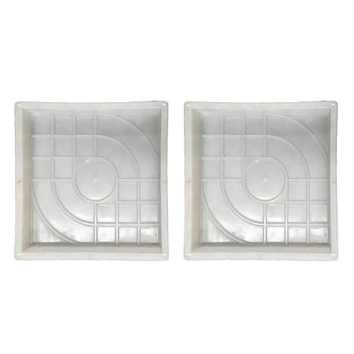 Whoasyst Formas de pasarela para hacer piezas decorativas de hormigón, perfectas para los amantes de la plantación, moldes de azulejos al aire libre
