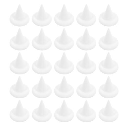 Kichvoe 25piezas Clavos Refractarios para Horno de Cerámica Soporte para Arcilla Estilo Kiln Cone Reutilizables para Cerámica DIY Artesanal Alta Temperatura