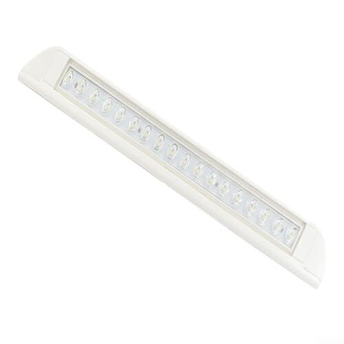 RV Camper Trailer Toldo Luz 18 LED Salida blanca 12 24V DC IP67 Diseño resistente a la intemperie para uso en exteriores (blanco)