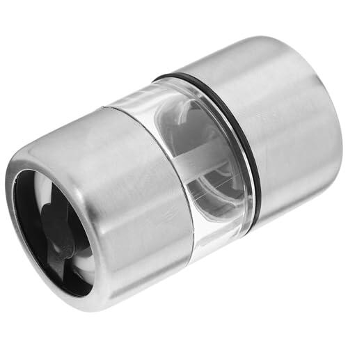 TEMPNAP Molinillo Rellenable de Acero Inoxidable Diseño Fácil de Usar Manual y Elegante de Pimienta para Mesas de Comedor y Encimeras