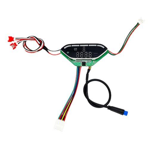 Axorafow Juego de controladores de pantalla de scooter eléctrico para E9t - 17a 36v 350w controlador de medidor de aleación de aluminio compatible con scooters eléctricos E9t (metro)