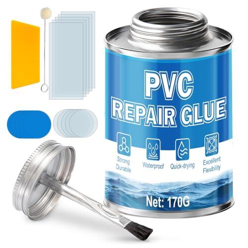 Miioto Pegamento de reparación de PVC para lonas y neopreno, 170 g