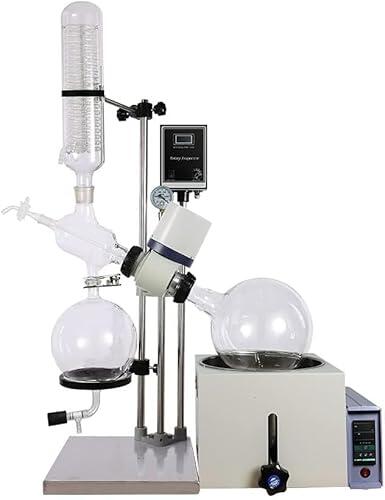 Kit de máquina de destilación al vacío evaporador rotatorio de 5 litros para extracción y descompresión eficientes, ideal para uso en laboratorio