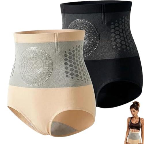 Genérico Pantalones Cortos Termogénicos para Esculpir Quemagrasas Pantalones Cortos Reductores 4 En 1 de Micropartículas Sculpting Shorts moldeadores de Cuerpo con Control de Barriga de Cintura Alta