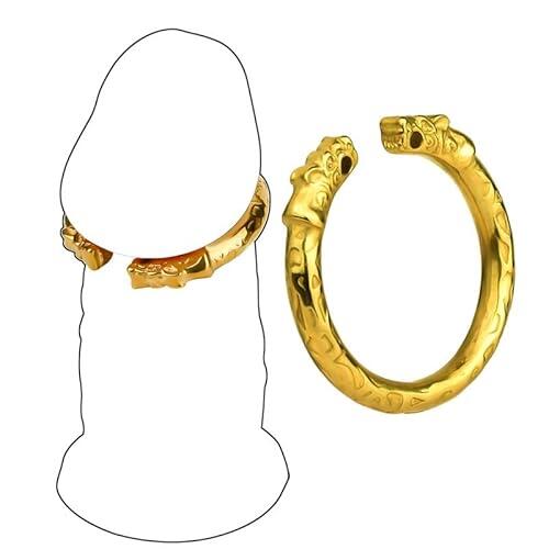 Accesorio De Entrenamiento De Fitness De Acero Inoxidable De Oro Masculino,Accesorio De Anillo De Acero Inoxidable En Forma De Tigre,Regalo De Sorpresa