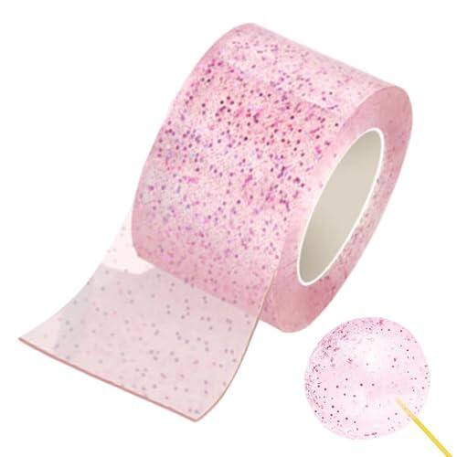 Cinta de burbujas nano brillante en la oscuridad – Bandas artesanales ultra elásticas sin calor, cinta adhesiva para globos mágicos DIY para principiantes, kit de artesanía sensorial luminiscente P